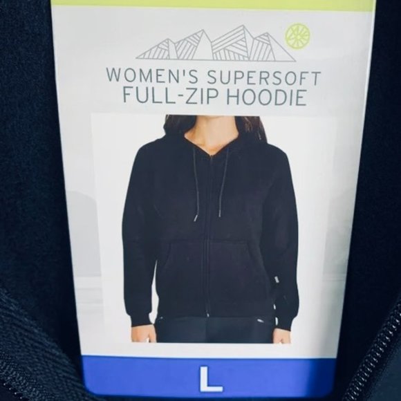 EDDIE BAUER Full-Zip Hoodie Supersoft Knit Size Large - Picture 6 of 8